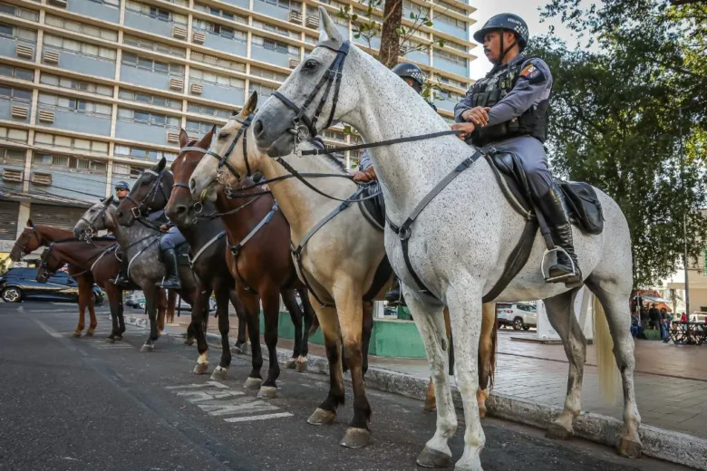 Cavalaria da PM apreende drogas e material de facção em Nova Mutum