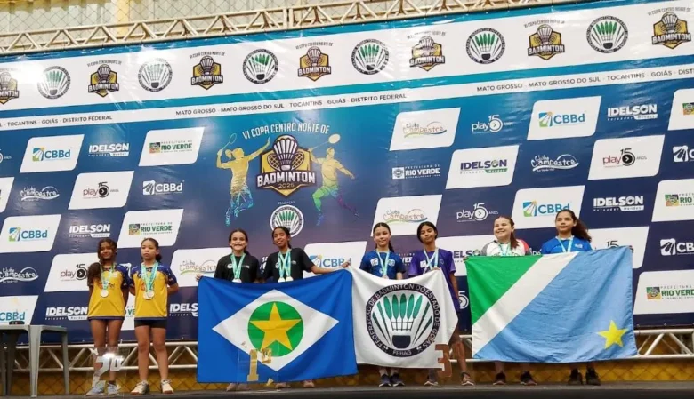 Delegação da Unemat brilha no badminton e conquista 16 medalhas em torneio interestadual