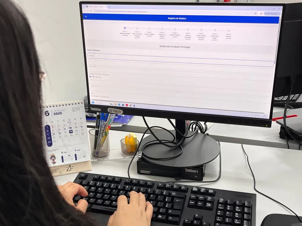 Detran lança plataforma online para registro de sinistro sem vítima
