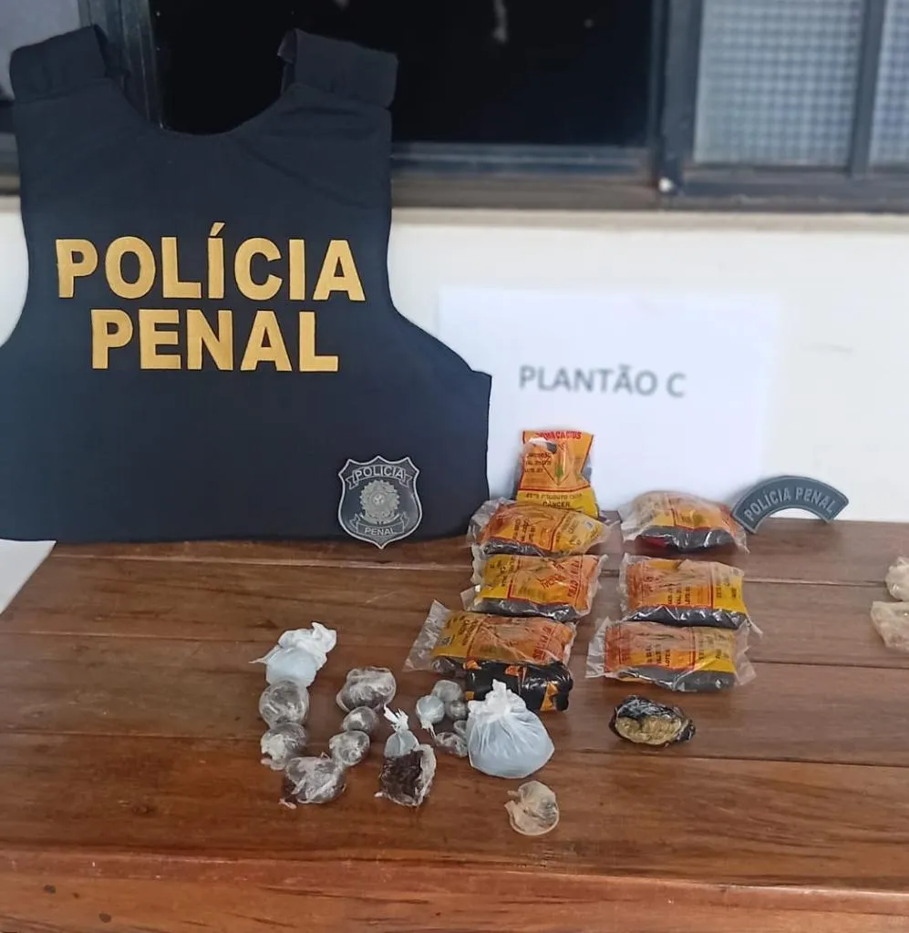 Polícia penal flagra visitantes com entorpecentes em unidades prisionais