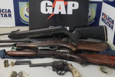 Faccionado é preso com armas após ameaçar moradores em Mato Grosso
