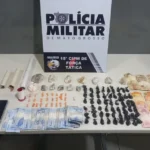 Força Tática apreende drogas e prende suspeito com histórico criminal em Várzea Grande
