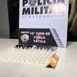 Força Tática apreende cocaína e prende homem por tráfico em Várzea Grande