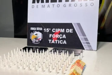 Força Tática apreende cocaína e prende homem por tráfico em Várzea Grande