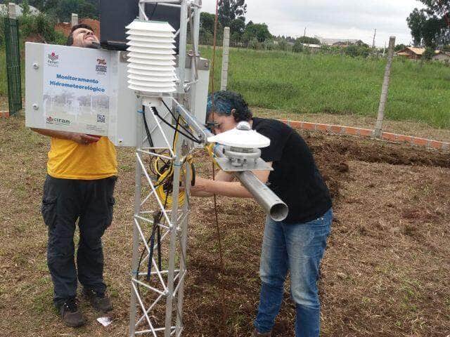 Instalacao da estacao meterologica
