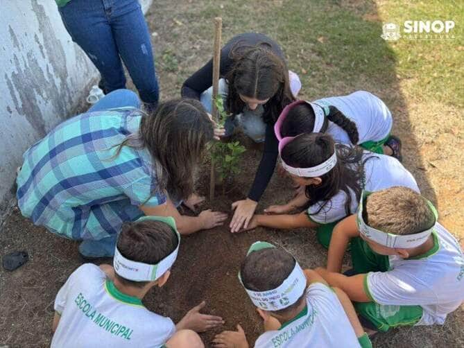 Meio Ambiente de Sinop Itinerante realiza manha de atividades com alunos da EMEB Sadao Watanabe