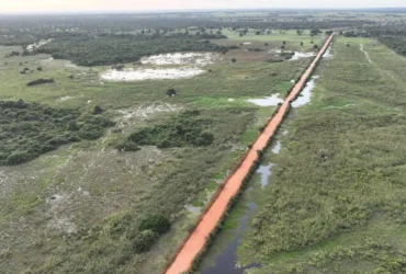 Obras em pontes na Estrada Parque Transpantaneira melhoram acúmulo de água no Pantanal