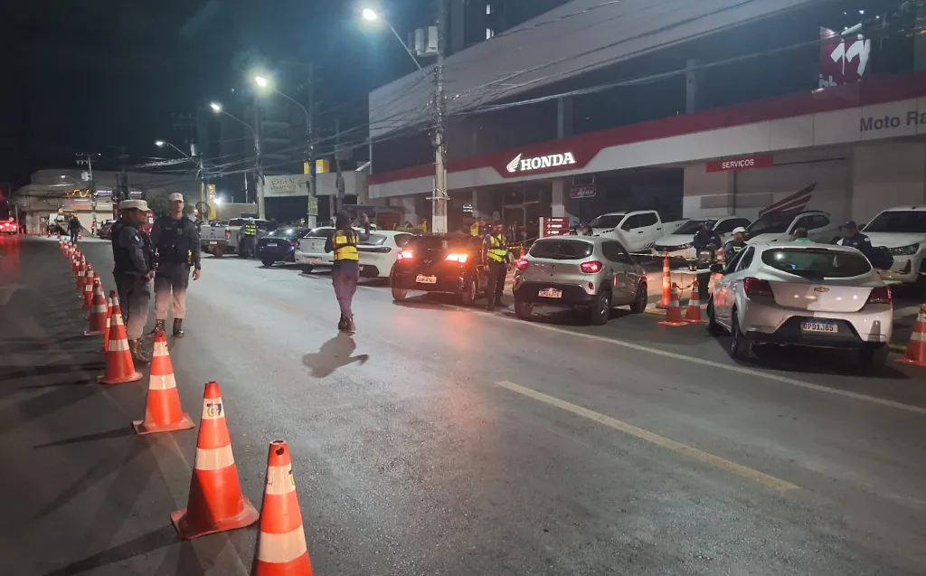 Operação prende dez motoristas por embriaguez durante Lei Seca em Cuiabá