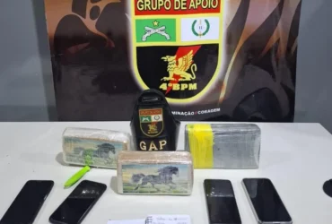Polícia prende dupla por tráfico e apreende cocaína em Várzea Grande