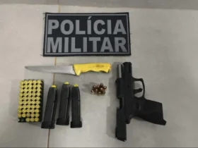 Polícia apreende drogas, munições e arma durante duas prisões por tráfico e porte ilegal
