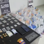 Polícia apreende drogas e 31 cestas básicas com faccionados em Nova Mutum