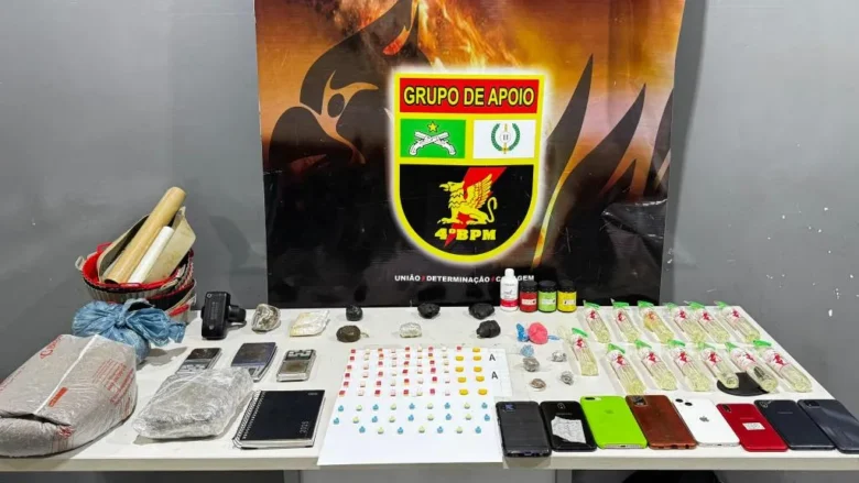 PM apreende drogas e prende três suspeitos por tráfico em Mato Grosso