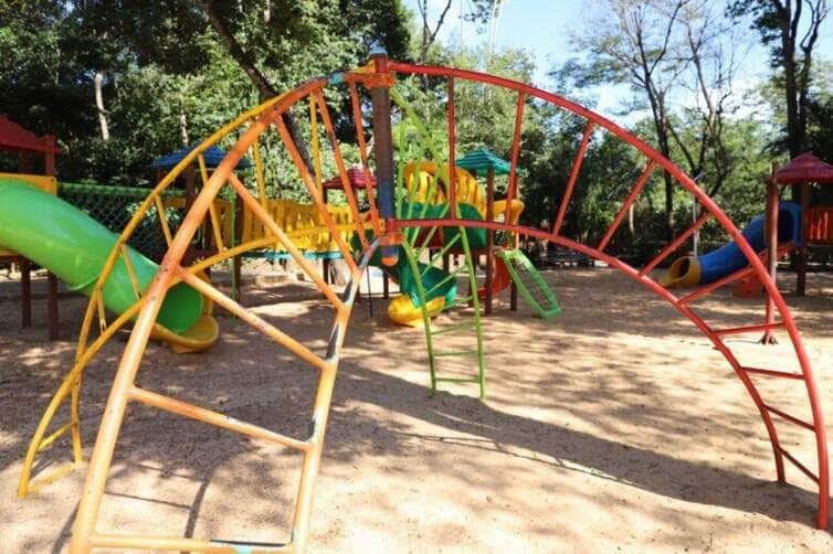 Parque ecologico de Sorriso troca brinquedos antigos por opcoes mais seguras