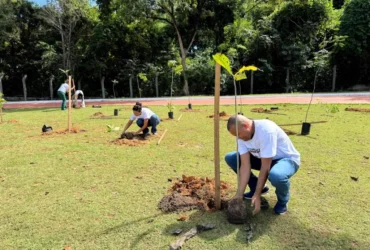 Parque das Águas ganha 200 mudas no Dia do Meio Ambiente