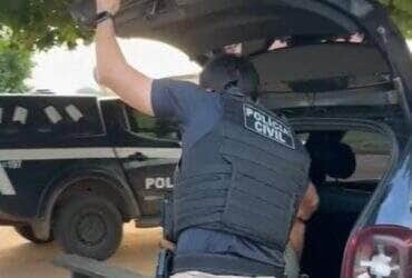 Policia Civil prende suspeito de feminicidio e homicidio em Sao Jose dos Quatro Marcos