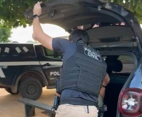 Policia Civil prende suspeito de feminicidio e homicidio em Sao Jose dos Quatro Marcos