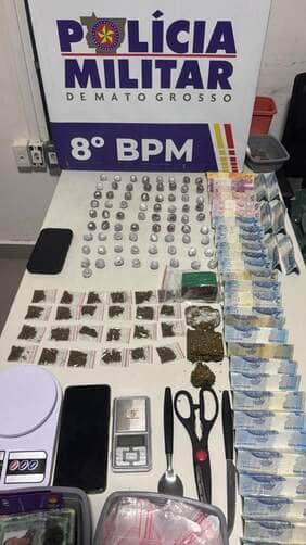 Policia prende tres suspeitos de trafico e ligacoes com faccao em Alta Floresta