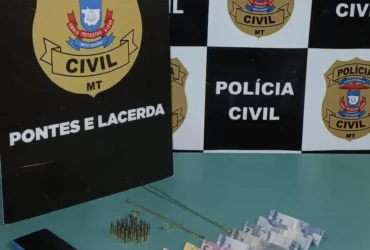 Polícia Civil prende jovem por roubo e furto em Pontes e Lacerda