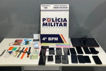 Polícia Militar desarticula quadrilha e apreende mais de 500 chips em Várzea Grande