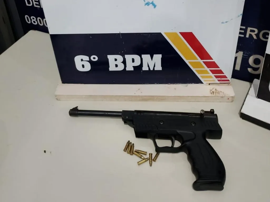 Faccionado é preso com arma e munições durante patrulhamento em Cáceres