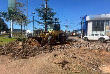 Prefeitura de Sinop executa obras estruturantes para o transito em 3 pontos