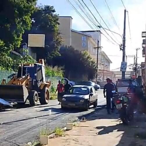 Servidores sao agredidos e ameacados durante limpeza em Cuiaba diretor geral pede colaboracao da populacao