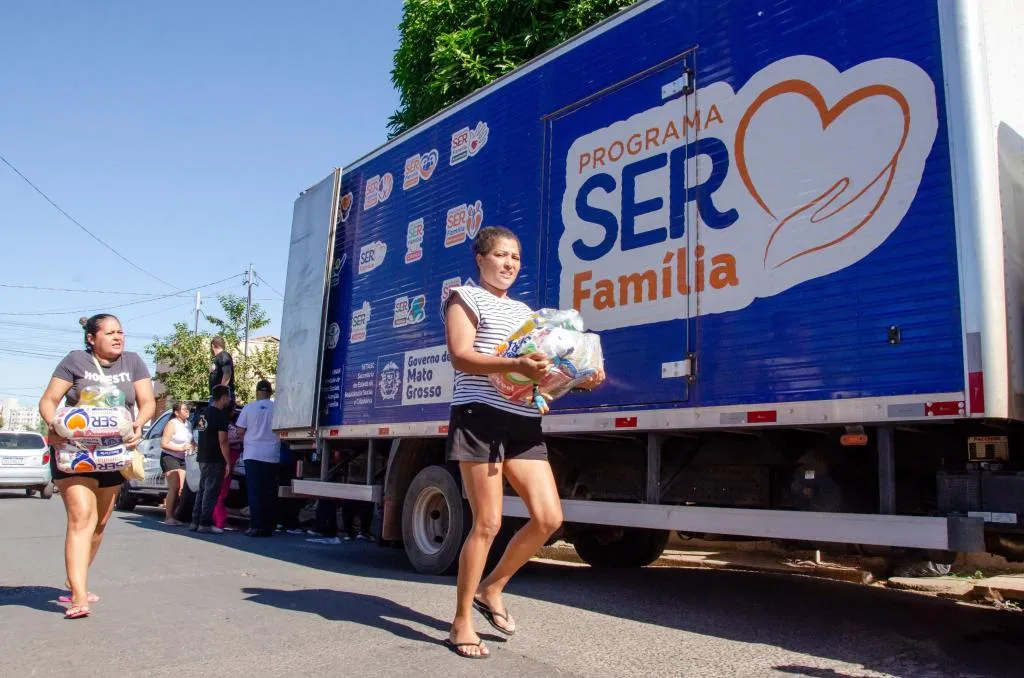 Setasc distribui mais de 1.900 cestas básicas em Cuiabá nesta semana