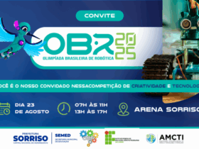 Sorriso sedia pela primeira vez etapa regional da Olimpiada Brasileira de Robotica