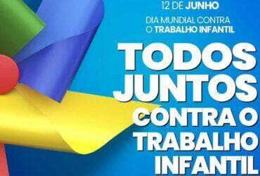 Varzea Grande realiza panfletagem para conscientizacao no Dia Mundial Contra o Trabalho Infantil