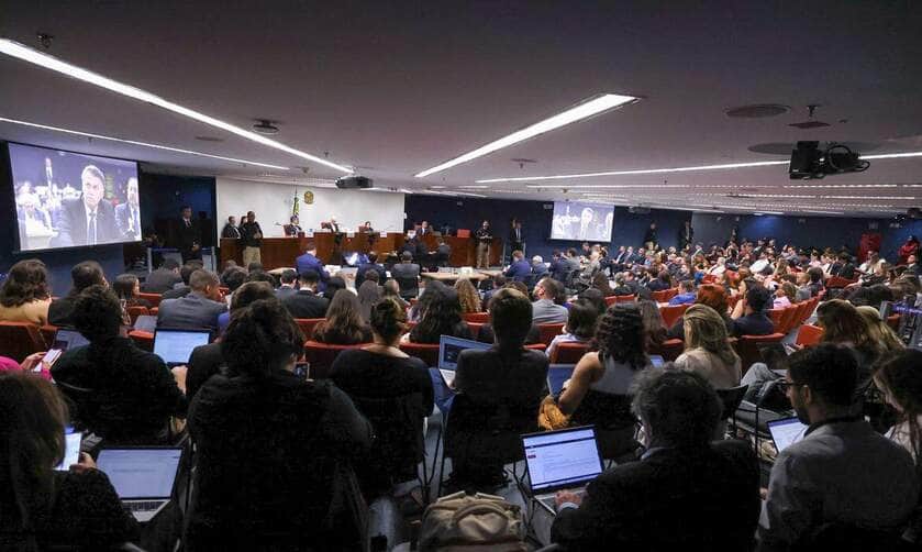 Brasília (DF), 10/06/2025 - O ministro do Supremo Tribunal Federal (STF) Alexandre de Moraes começa a ouvir os réus do núcleo 1 na ação da trama golpista, os interrogatórios ocorrerão presencialmente na sala de julgamentos da primeira turma da corte 
Foto: Fellipe Sampaio/STF
