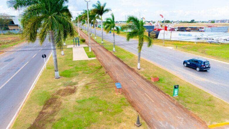 avenida brasil canteiro central