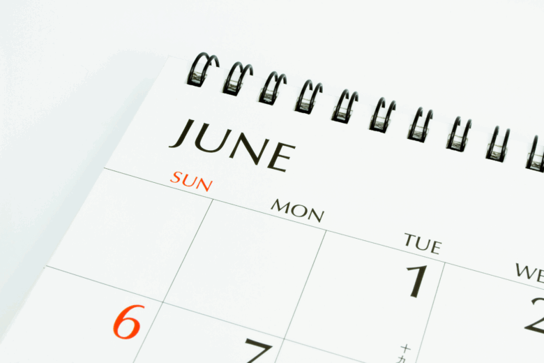 calendario junho