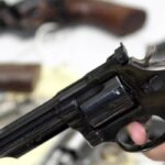 arma de fogo recolhida na Campanha do Desarmamento
