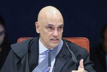 Brasília (DF), 22/04/2025 - Ministro Alexandre de Moraes durante sessão de julgamento da denúncia sobre o núcleo 2 da PET 12.100. Foto: Antonio Augusto/STF