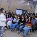 novas servidoras compartilham emocao ao tomar posse em Sinop