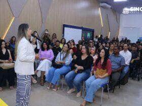 novas servidoras compartilham emocao ao tomar posse em Sinop