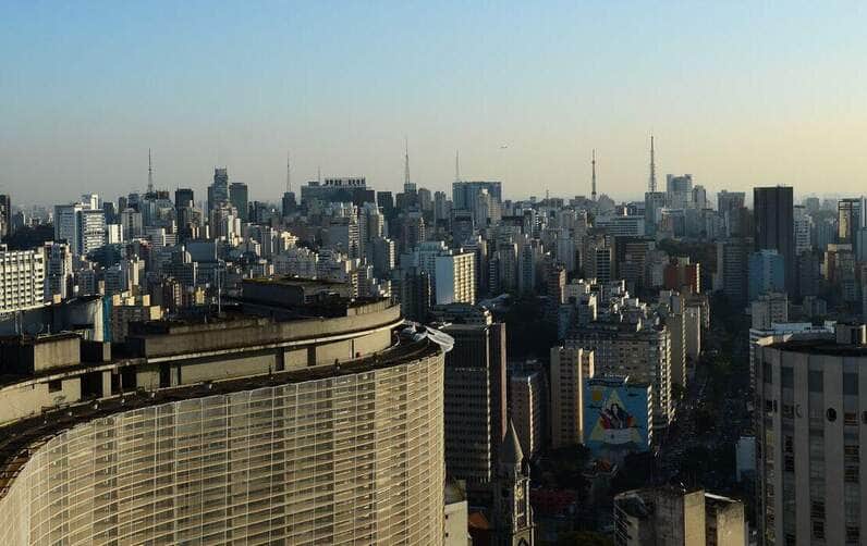 Vista do Edifício Itália, região central