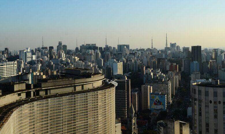 Vista do Edifício Itália, região central
