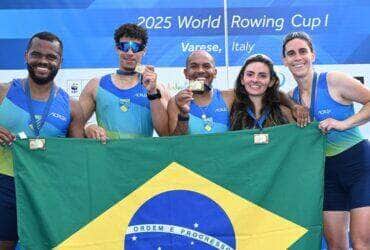 PR3 quatro com misto, remo, copa do mundo
