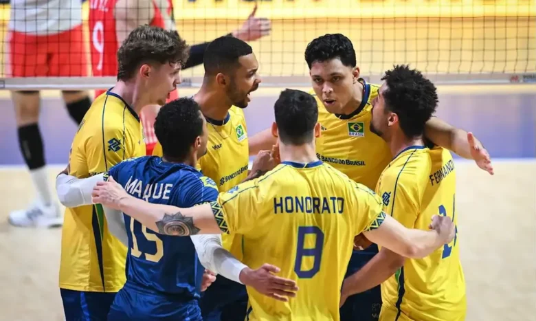 Brasil vence China de virada (3 a 1) e se classifica às semifinais da Liga das Nações pela primeira vez desde 2021 - em 30/07/2025