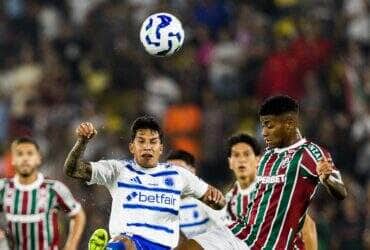 Lance de Fluminense x Cruzeiro. Imagem: Rodrigo Ferreira/Cruzeiro