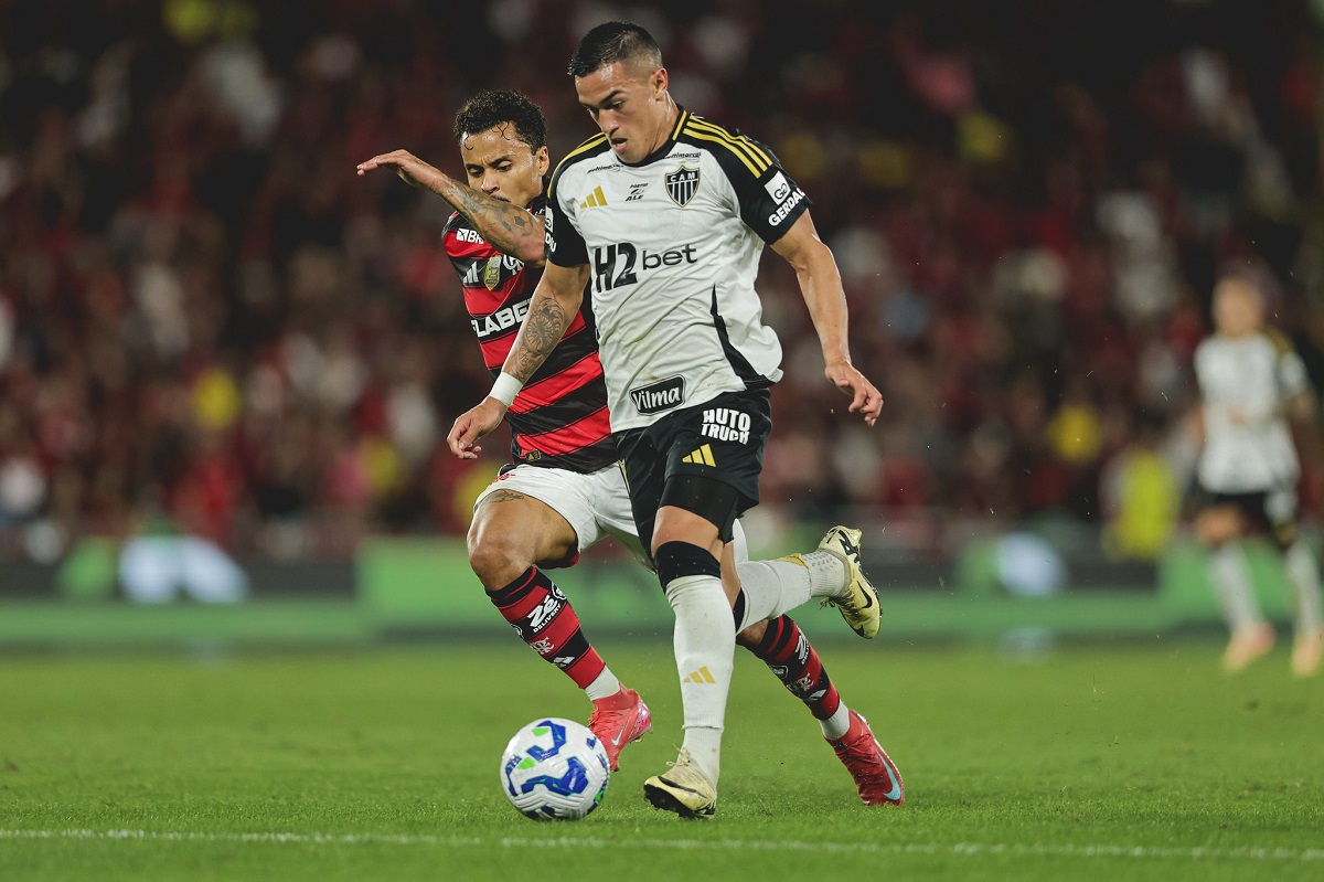 Lance do jogo entre Flamengo x Atlético-MG. Imagem: Pedro Souza/Atlético Lance do jogo entre Flamengo x Atlético-MG. Imagem: Pedro Souza/Atlético