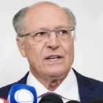 Brasília (DF) 17/03/2025 - Vice-presidente da República Geraldo Alckmin durante entrevista coletiva no Palácio do Planalto onde fala sobre o desempenho do setor de eletroeletrônicos com Associação Na