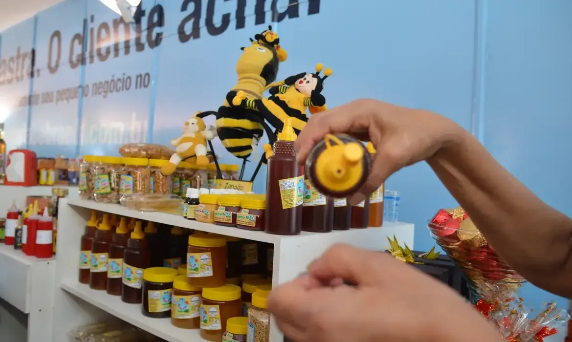 Brasília - Sebrae promove a campanha: Compre do Pequeno Negócio, durante o Mercado do Produtor Rural (José Cruz/Agência Brasil)