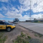 Carga de pneus é apreendida pela PRF em Rondonópolis durante fiscalização