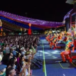 A abertura oficial do evento recebeu mais de 10 mil pessoas e contou com apresentação do premiado grupo Flor Ribeirinha, além da dupla sertaneja Cleber e Cauan.