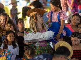 Assistencia Social de Rondonopolis realiza festa julina para criancas na Vila Olimpica