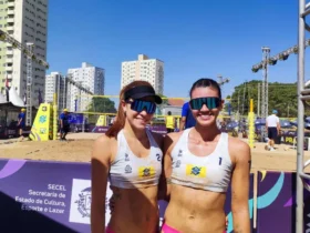 Atletas mato-grossenses disputam o torneio principal do Circuito Brasileiro de Vôlei de Praia