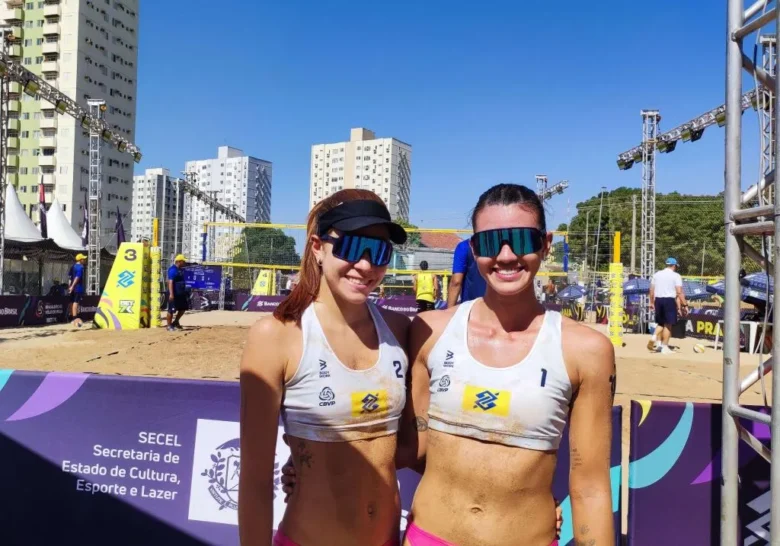 Atletas mato-grossenses disputam o torneio principal do Circuito Brasileiro de Vôlei de Praia