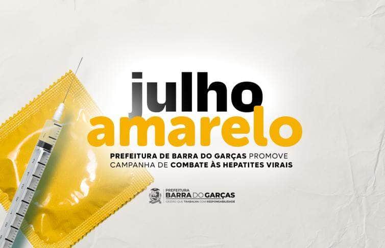 Barra do Garcas promove campanha de combate as hepatites virais